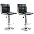 Buffalo Ameri Home 2 Piece 2 Tone Padded Bar Stool Set, 2Pk BS2318SET